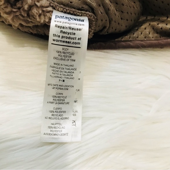 Patagonia Woman’s Brown Classic Retro Slip on Sweatshirt Sz M - Picture 11 of 12